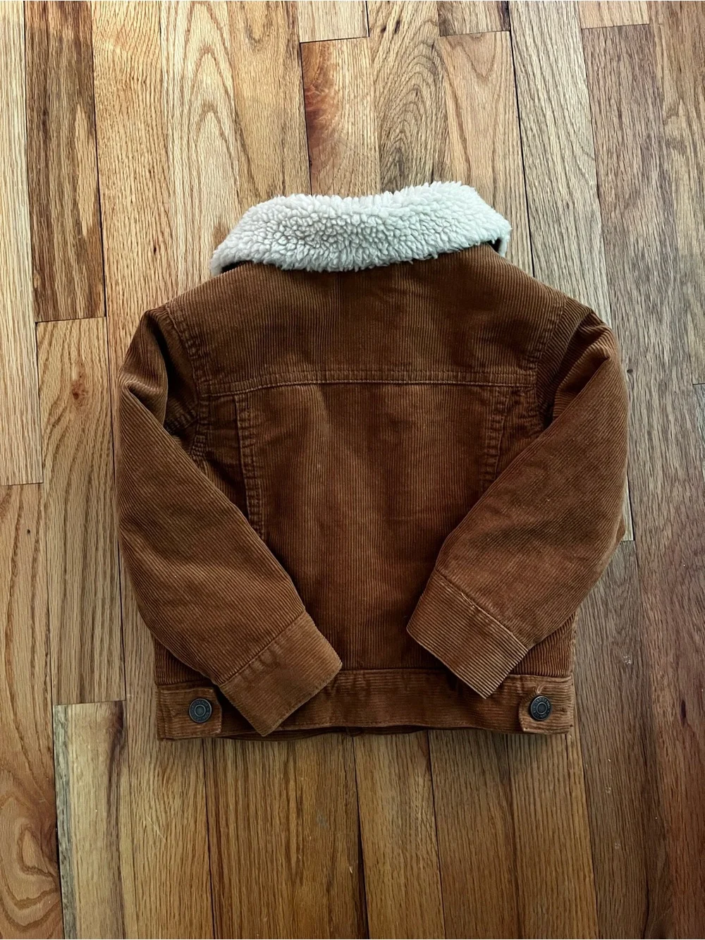 GAP BabyGap Sherpa lined Corduroy Jacket - Brown